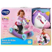 Load image into Gallery viewer, VTech Rock & Ride Unicorn