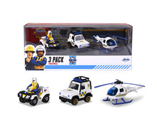 Load image into Gallery viewer, Fireman Sam Vehicles 3 Pack