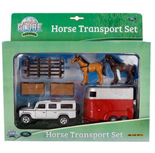 Load image into Gallery viewer, Kids Globe Horse Transport Set with Accessories