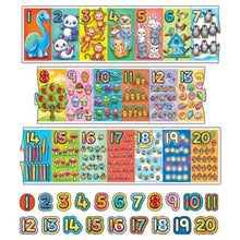 Load image into Gallery viewer, Giant Number Extra Long Jigsaw Puzzle