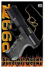 Load image into Gallery viewer, 100 Shot Special Agent Gun - Black