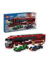 Load image into Gallery viewer, LEGO City 60445 F1 Truck with Red Bull 20 & Aston Martin 24 F1 Cars Set