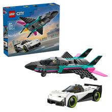 Load image into Gallery viewer, LEGO City 60489 Jet Vs. Car Set