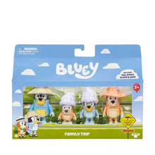 Load image into Gallery viewer, Bluey 4 Pack Family Trip