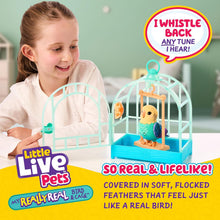 Load image into Gallery viewer, Little Live Pets My Really Real Bird And Cage - Teal