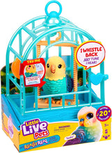 Load image into Gallery viewer, Little Live Pets My Really Real Bird And Cage - Teal