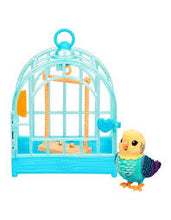 Load image into Gallery viewer, Little Live Pets My Really Real Bird And Cage - Teal