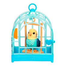 Load image into Gallery viewer, Little Live Pets My Really Real Bird And Cage - Teal