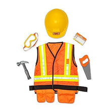 Load image into Gallery viewer, Melissa & Doug Construction Worker Costume Set