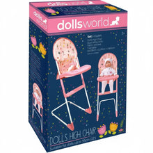 Load image into Gallery viewer, Dollsworld Dolls Highchair