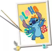 Load image into Gallery viewer, Disney Stitch CreArt Painting By Numbers Aloha Stitch