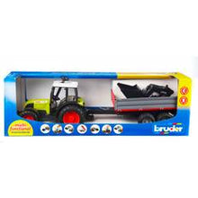Load image into Gallery viewer, Bruder 02112 Claas Nectis 267F Tractor With Loader And Tipping Trailer