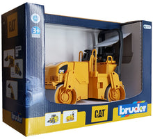 Load image into Gallery viewer, Bruder 02433 CAT Asphalt Drum Compactor Roller