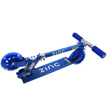 Load image into Gallery viewer, ZINC Two Wheeled Light Up Folding Scooter TWISTER