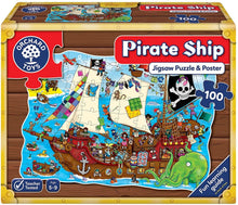 Load image into Gallery viewer, Pirate Ship Jigsaw Puzzle