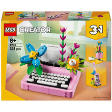 Load image into Gallery viewer, Lego Creator 31169 3in1 Typewriter with Flowers