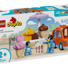 Load image into Gallery viewer, Lego Duplo 10458 Ice Cream Trip with Bluey