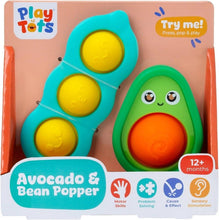 Load image into Gallery viewer, Play Tots Avocado & Bean Popper