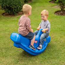 Load image into Gallery viewer, Whale Teether Totter - Blue