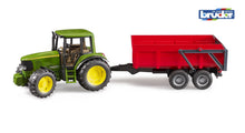 Load image into Gallery viewer, Bruder 02057 John Deere 6920 with Tipping Trailer