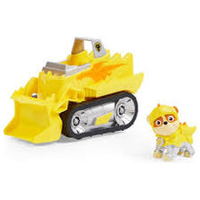 Load image into Gallery viewer, PAW Patrol Rescue Knights Rubble Transforming Toy Car with Figure