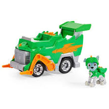 Load image into Gallery viewer, PAW Patrol Rescue Knights Rocky Transforming Toy Car with Figure