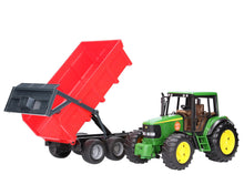 Load image into Gallery viewer, Bruder 02057 John Deere 6920 with Tipping Trailer