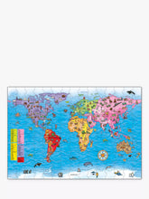 Load image into Gallery viewer, World Map 150 Piece Jigsaw Puzzle