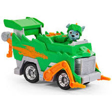 Load image into Gallery viewer, PAW Patrol Rescue Knights Rocky Transforming Toy Car with Figure
