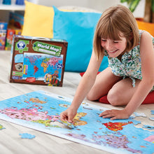 Load image into Gallery viewer, World Map 150 Piece Jigsaw Puzzle