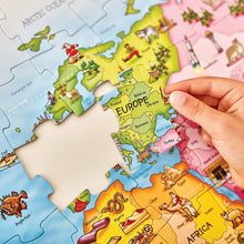 Load image into Gallery viewer, World Map 150 Piece Jigsaw Puzzle