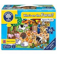 Load image into Gallery viewer, Who’s on the Farm Jigsaw Puzzle