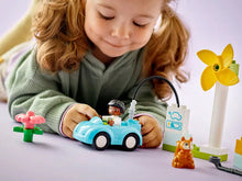 Load image into Gallery viewer, Lego Duplo Wind Turbine &amp; Electric Car
