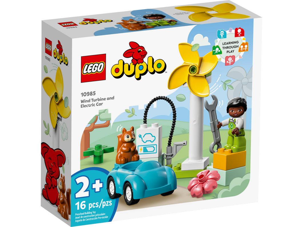 Lego Duplo Wind Turbine & Electric Car