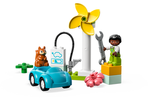 Lego Duplo Wind Turbine & Electric Car