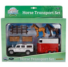 Load image into Gallery viewer, Kids Globe Horse Transport Set with Accessories
