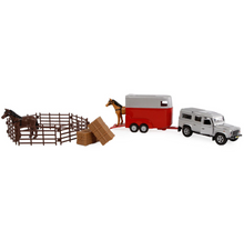 Load image into Gallery viewer, Kids Globe Horse Transport Set with Accessories
