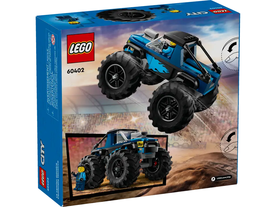 Blue Monster Truck