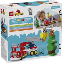 Load image into Gallery viewer, Lego Duplo 10473 Fire Truck with Hose and Firefighter
