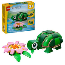 Load image into Gallery viewer, LEGO Creator 31377 3-In-1 Turtle With A Water Lily Flower
