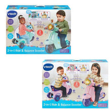 Load image into Gallery viewer, Vtech 2-in-1 Ride &amp; Balance Scooter Blue
