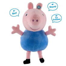 Load image into Gallery viewer, Peppa Pig Talking George Soft Toy
