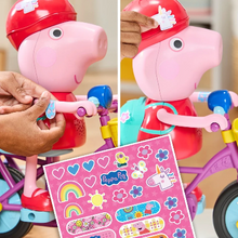 Load image into Gallery viewer, Peppa Pig Ready, Pedal, Go Peppa 8-Inch Peppa Pig Figure And Bicycle Playset

