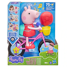 Load image into Gallery viewer, Peppa Pig Ready, Pedal, Go Peppa 8-Inch Peppa Pig Figure And Bicycle Playset
