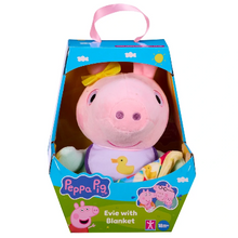 Load image into Gallery viewer, Peppa Pig Baby Evie With Blanket Plush
