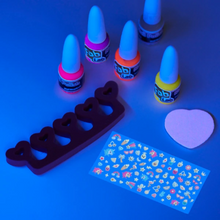 Load image into Gallery viewer, Fab Lab Glow In The Dark Nail Art
