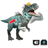 Load image into Gallery viewer, Jurassic World Dinosaur Wild Roar Cryolophosaurus
