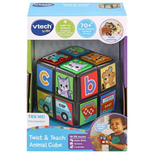 Load image into Gallery viewer, Vtech Twist &amp; Teach Animal Cube
