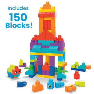 Mega Bloks 150 Piece Deluxe Building Bag
