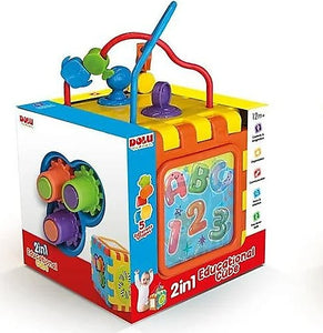 Dolu 2 in 1 Educational Cube & Puzzle
